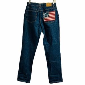 Tommy Hilfiger Women’s Size 6 American Flag Y2K Medium Wash Jeans